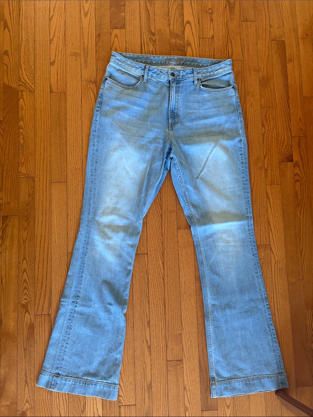 Kimes Ranch Light Blue Flare Jeans - Women's Wide Leg Denim